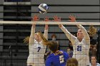 VB vs WSU  Wheaton Women's Volleyball vs Worcester State University. - Photo by Keith Nordstrom : Wheaton, Volleyball